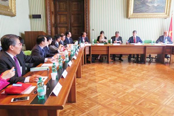 ຫວຽດນາມ,ອີຕາລີຍູ້ແຮງການຮ່ວມມືດ້ານກົດໝາຍແລະຍຸຕິທຳ